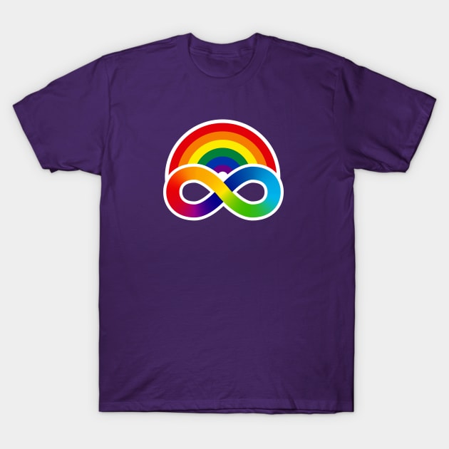 Autistic and Queer T-Shirt by sparklellama